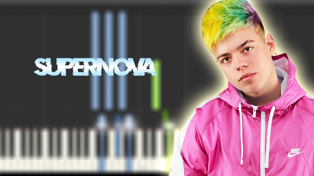 Saiko - Supernova  | Instrumental Piano Tutorial / Partitura / Karaoke / MIDI