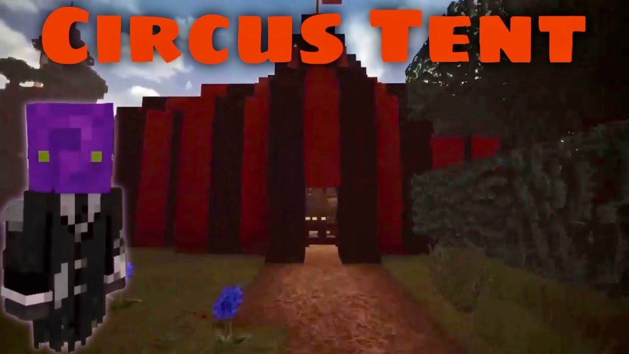 How to Build a Circus Tent in Minecraft 🎪