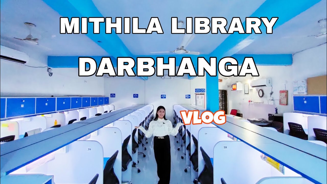 Mithila Library | Darbhanga (Bihar) | Vlog | Most Premium Study Library