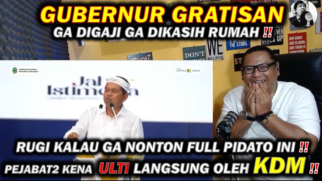 PADAHAL GUBERNUR GRATIS❓😁 HASIL KERJA & PEMIKIRANNYA KEK GINI❗PEJABAT2 KENA ULTI KDM
