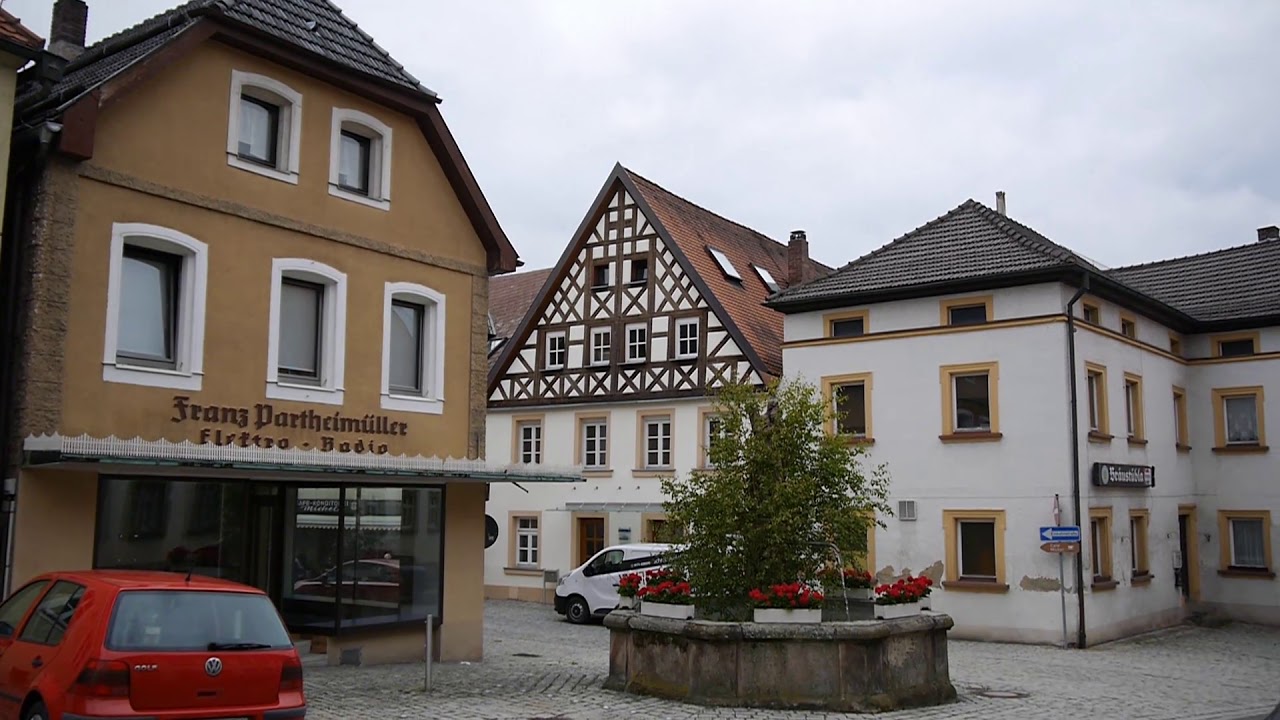 D: Stadtsteinach. Oberfranken. Eindrücke aus der Stadtmitte. Juni 2019