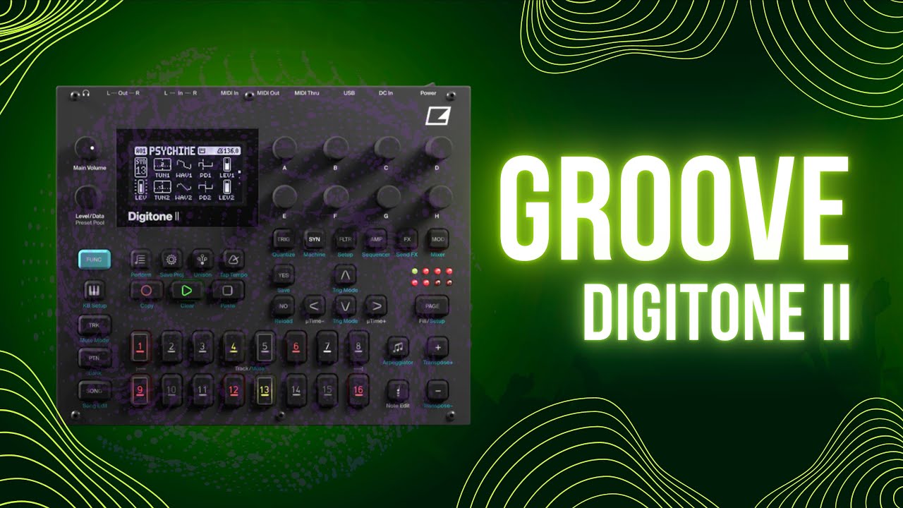 Digitone II + H90 — живой грув и ритм | DAWLESS Live Jam