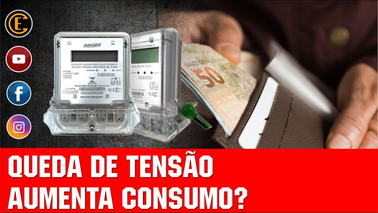 QUEDA DE TENSÃO AUMENTA CONSUMO DE ENERGIA? DESCUBRA AGORA.