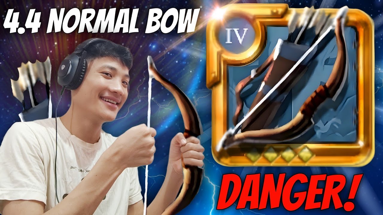 THIS 4.4 NORMAL BOW🏹 IS DANGER!ALBION ONLINE