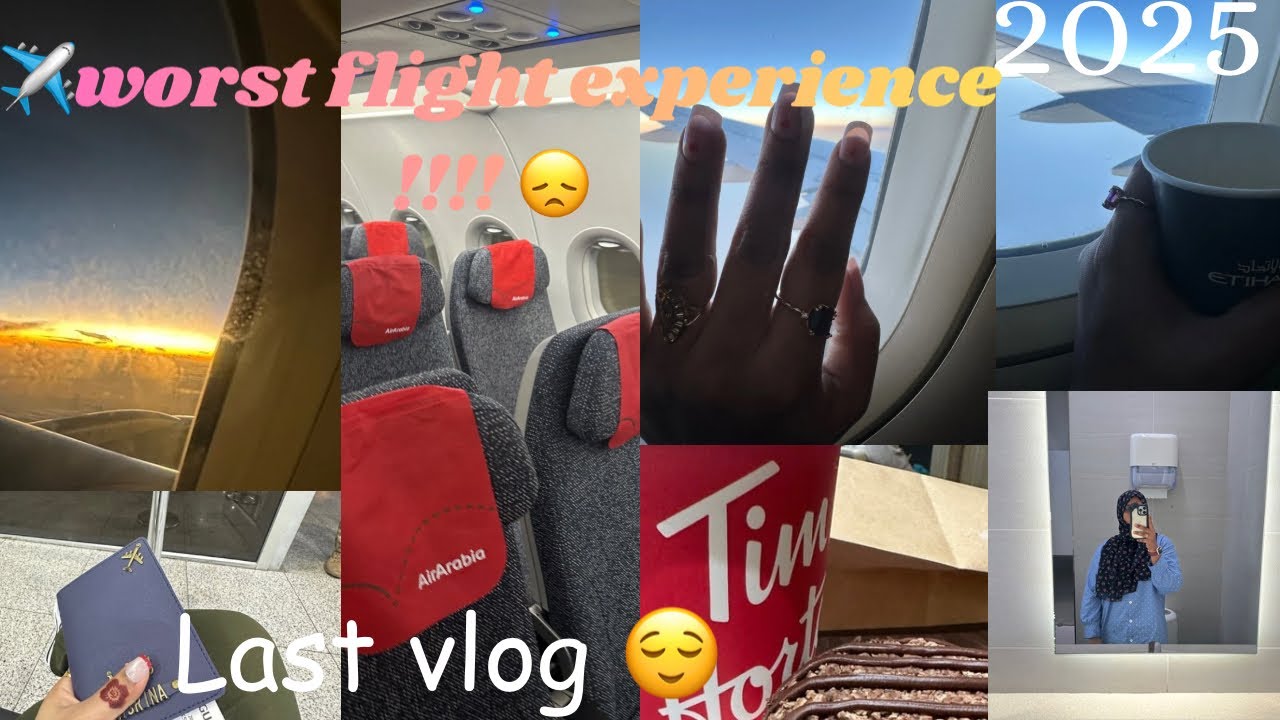 ✈️last vlog Are you flying for the first time 🧳/flying back worst flight experience/viraltrnding#