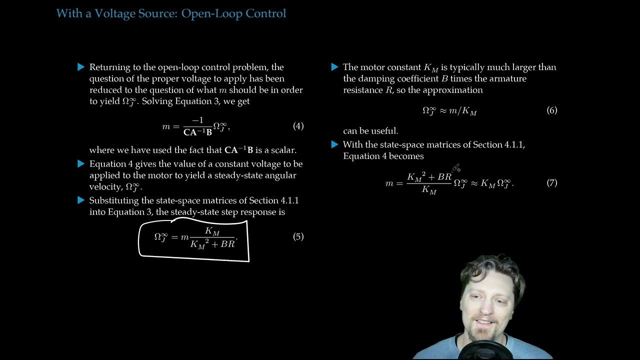 4.2 Open-Loop Control and the Step Response