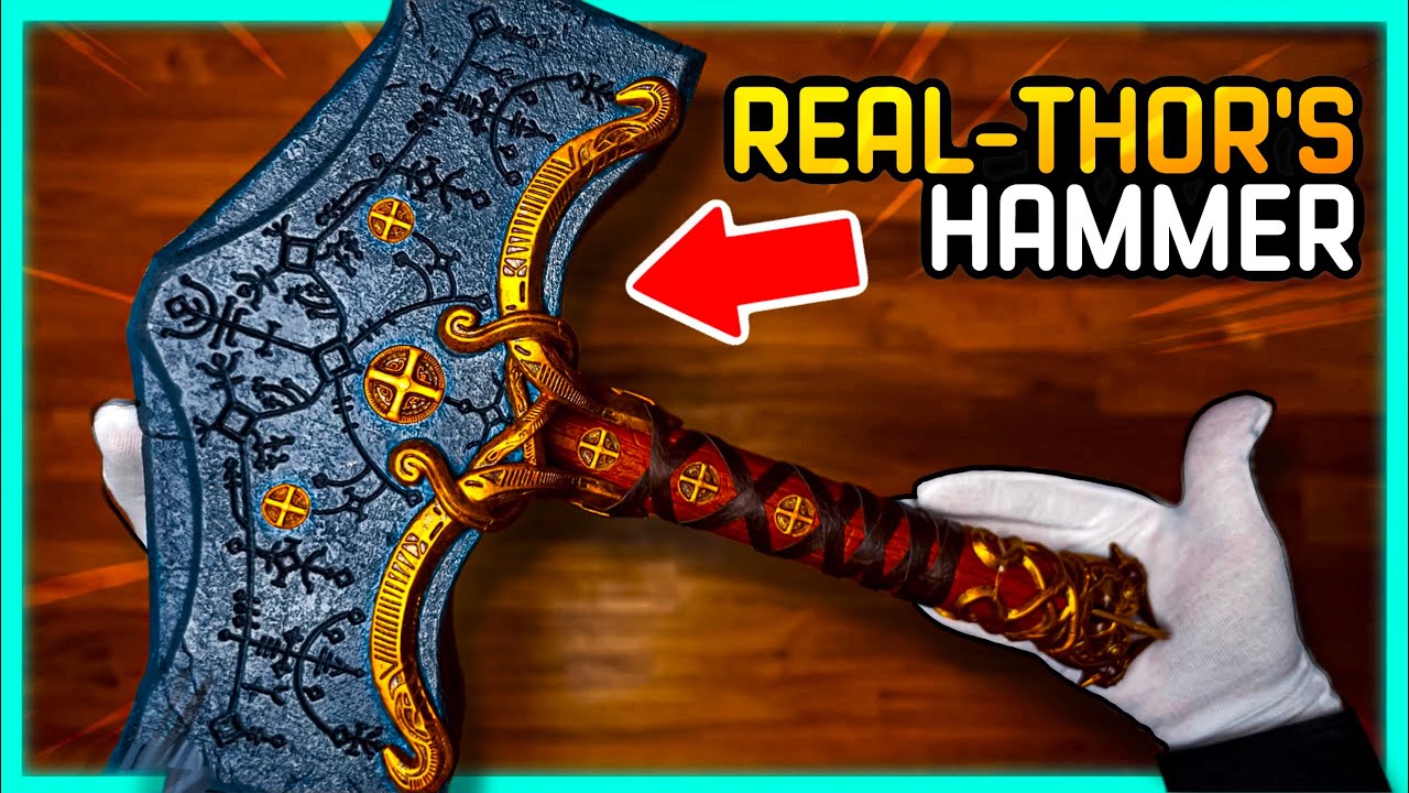 Unboxing next level Thor&rsquo;s Hammer l God of War Ragbarok