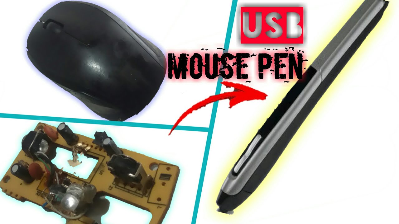 How to make pen mouse | convert your mouse into pen |