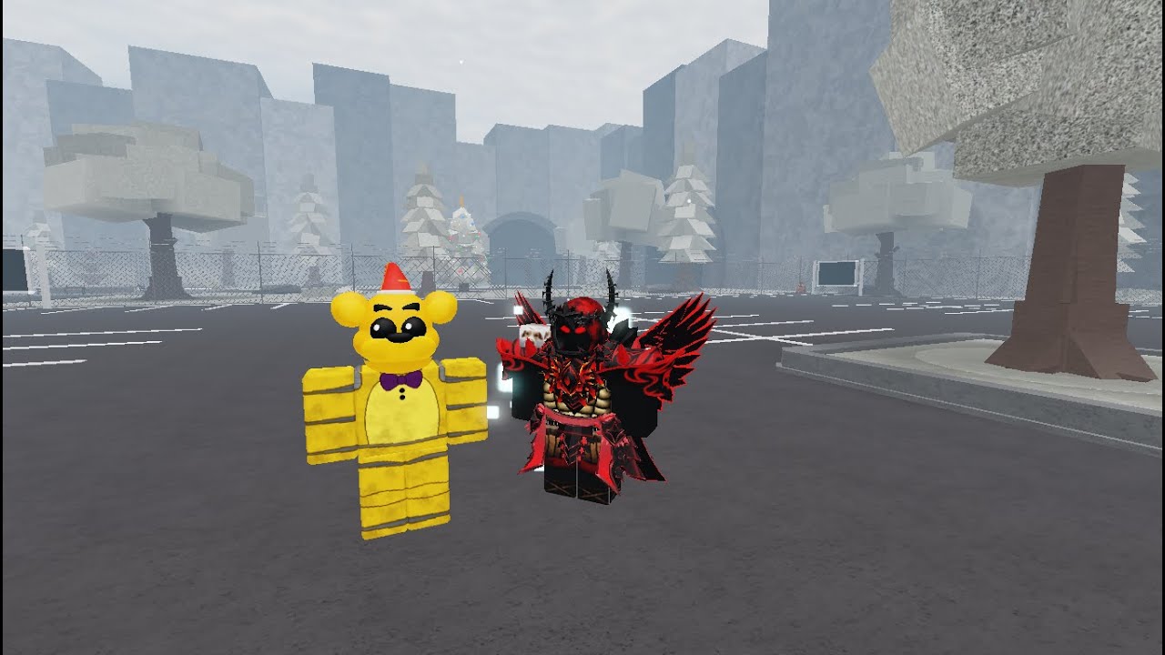 Golden Freaddy combo (FNAF Battlegrounds)
