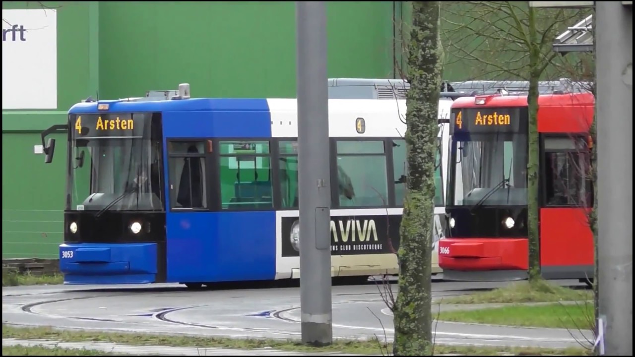 Straßenbahn/Tram Bremen. Borgfeld + Lilienthal (31.01. + 06.02.2018)