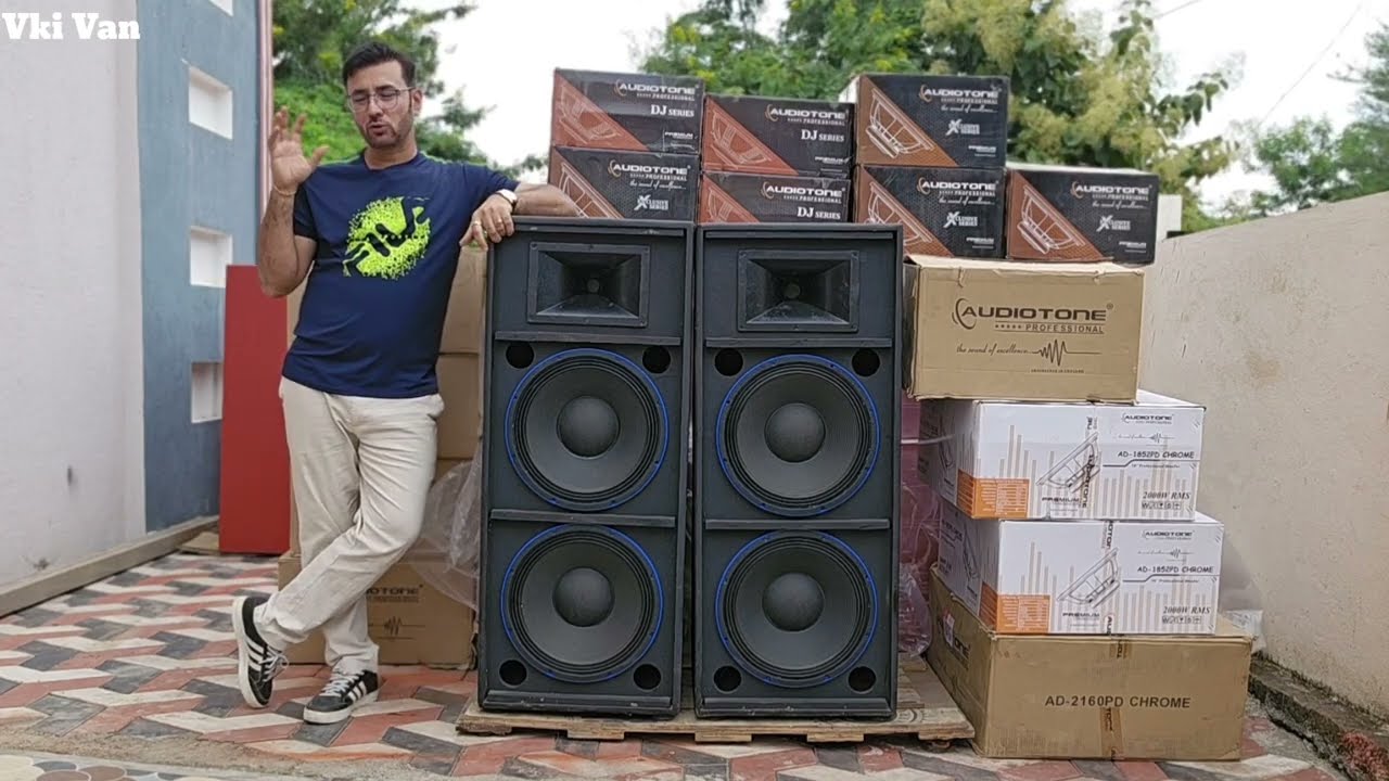 DJ Speaker 1200 watts 15 inch me @VkiVan