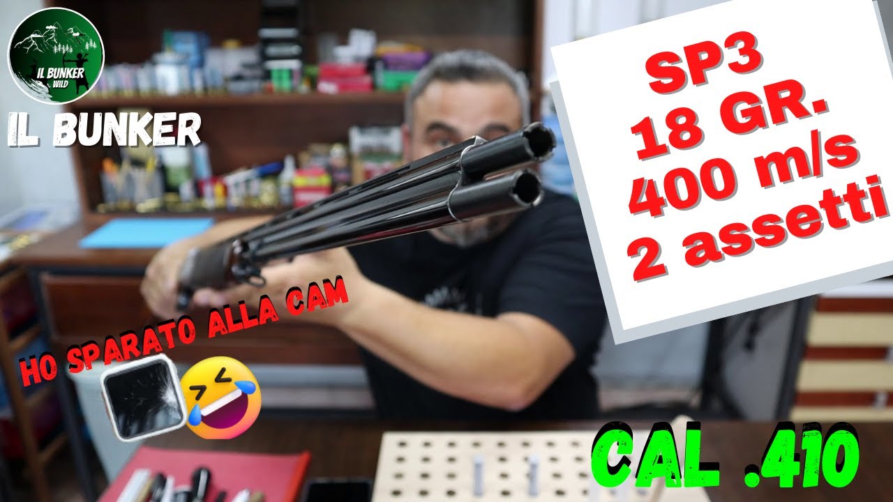 Ottima cartuccia da tiro e caccia con SP3 - Calibro .410