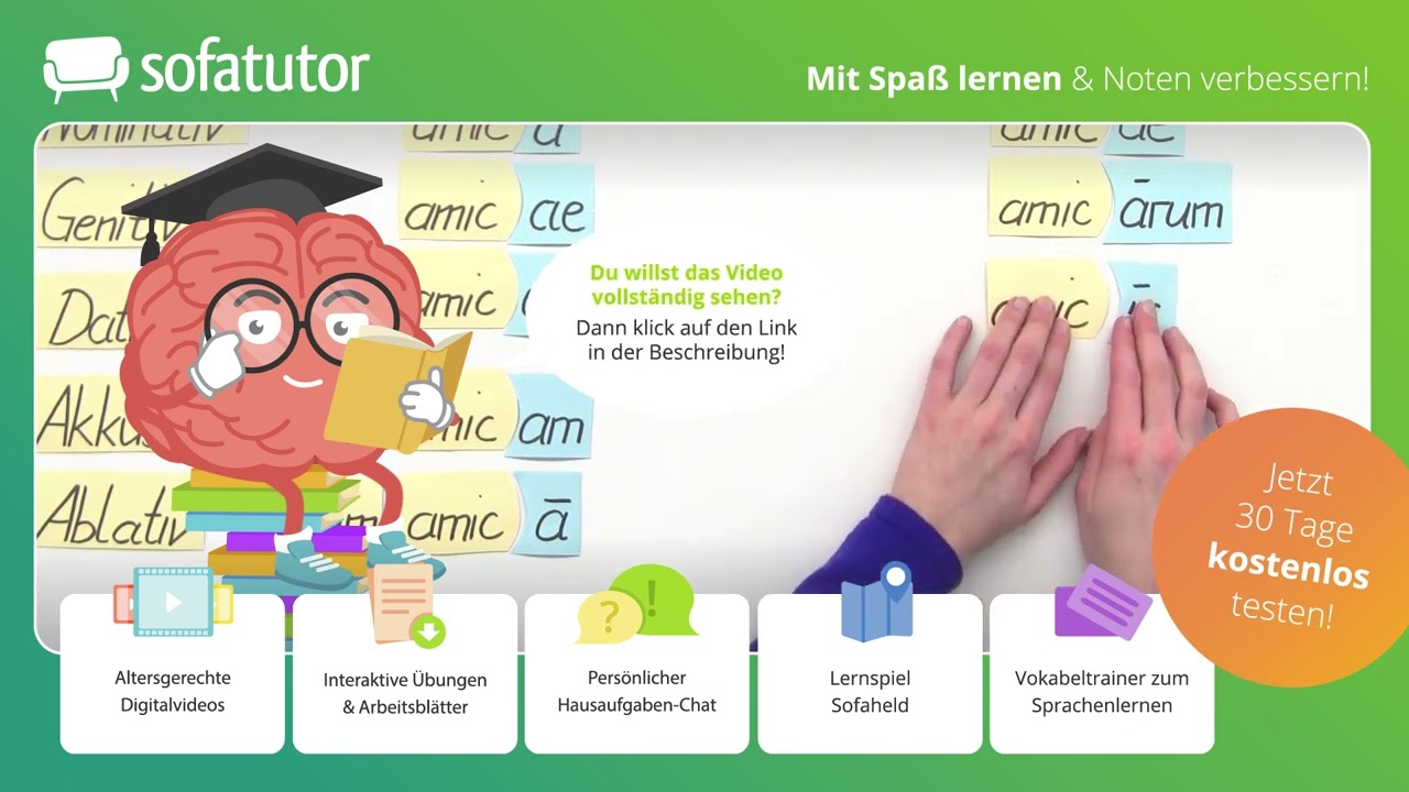 a-Deklination einfach erklärt – Latein