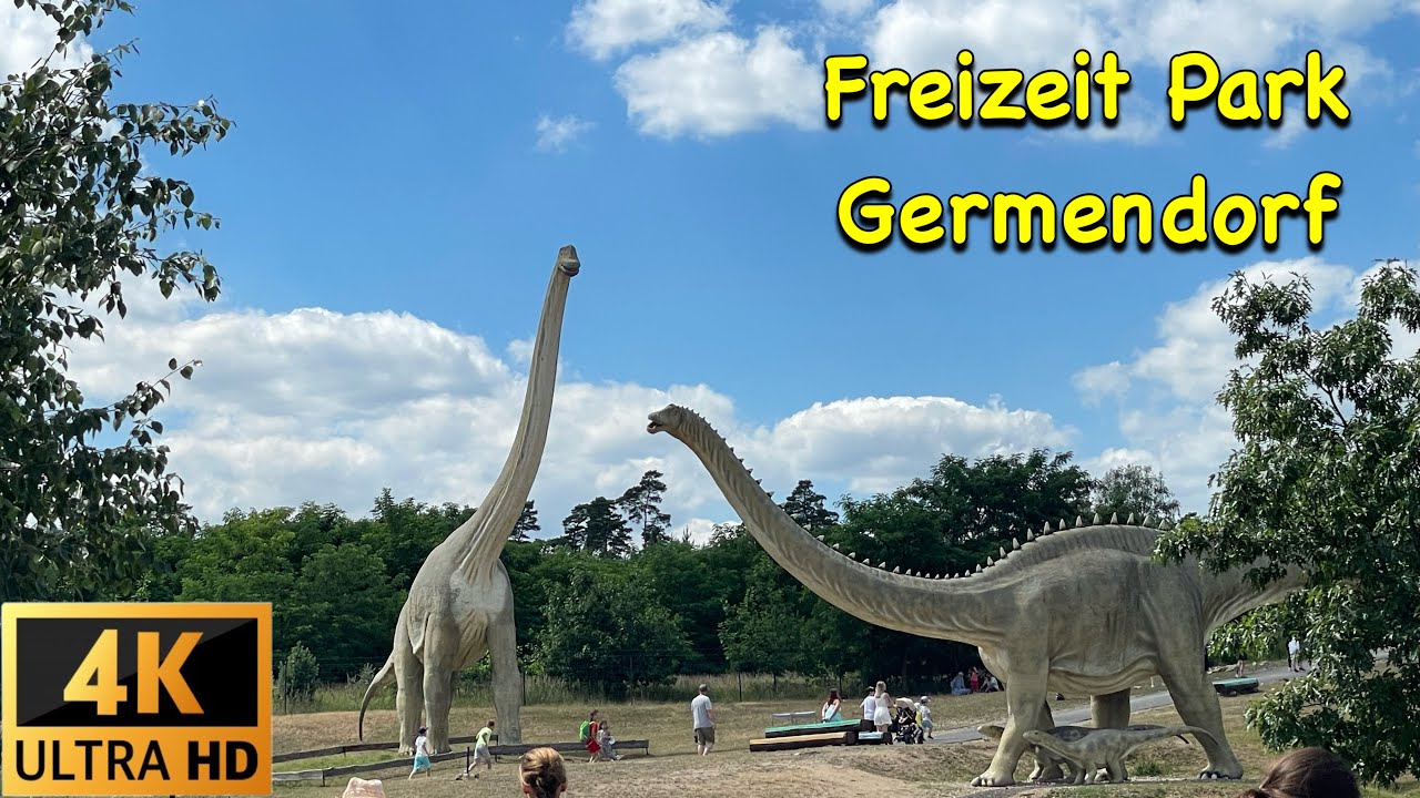 Freizeit und Saurierpark Germendorf Full Tour | Dinopark Germany | Freizeit Park Ultra HD