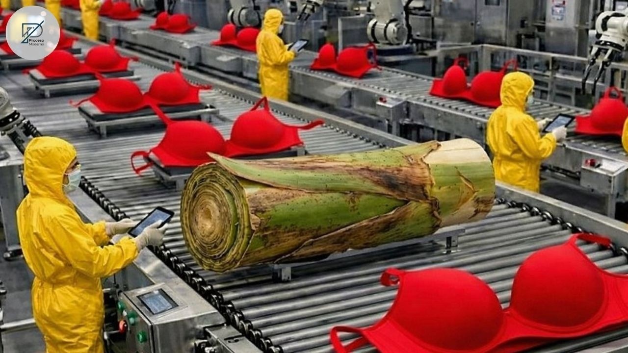 Engineering Marvel: Dentro de la Fábrica del Tallo de Plátano y la Lencería Femenina