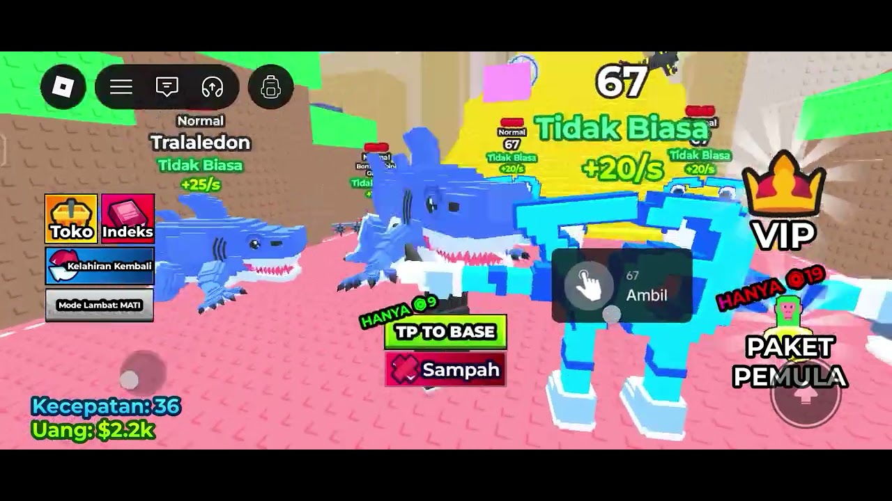Aku dikasih orang baikk! | roblox Indonesia #fyp #roblox #4urpage 