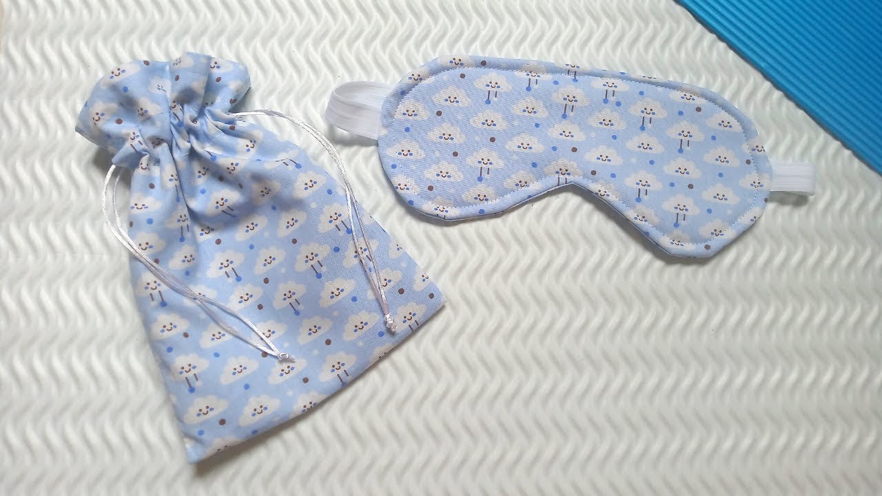 [PASSO A PASSO] MÁSCARA DE DORMIR E SAQUINHO FÁCIL | Easy Sleep Mask