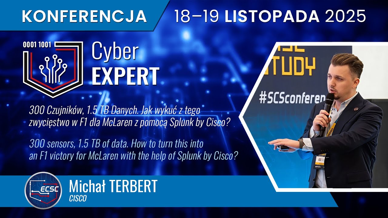 CyberEXPERT 2025 Michał TERBERT | 300 Czujników, 1.5 TB Danych. Jak wykuć z tego zwycięstwo w F1