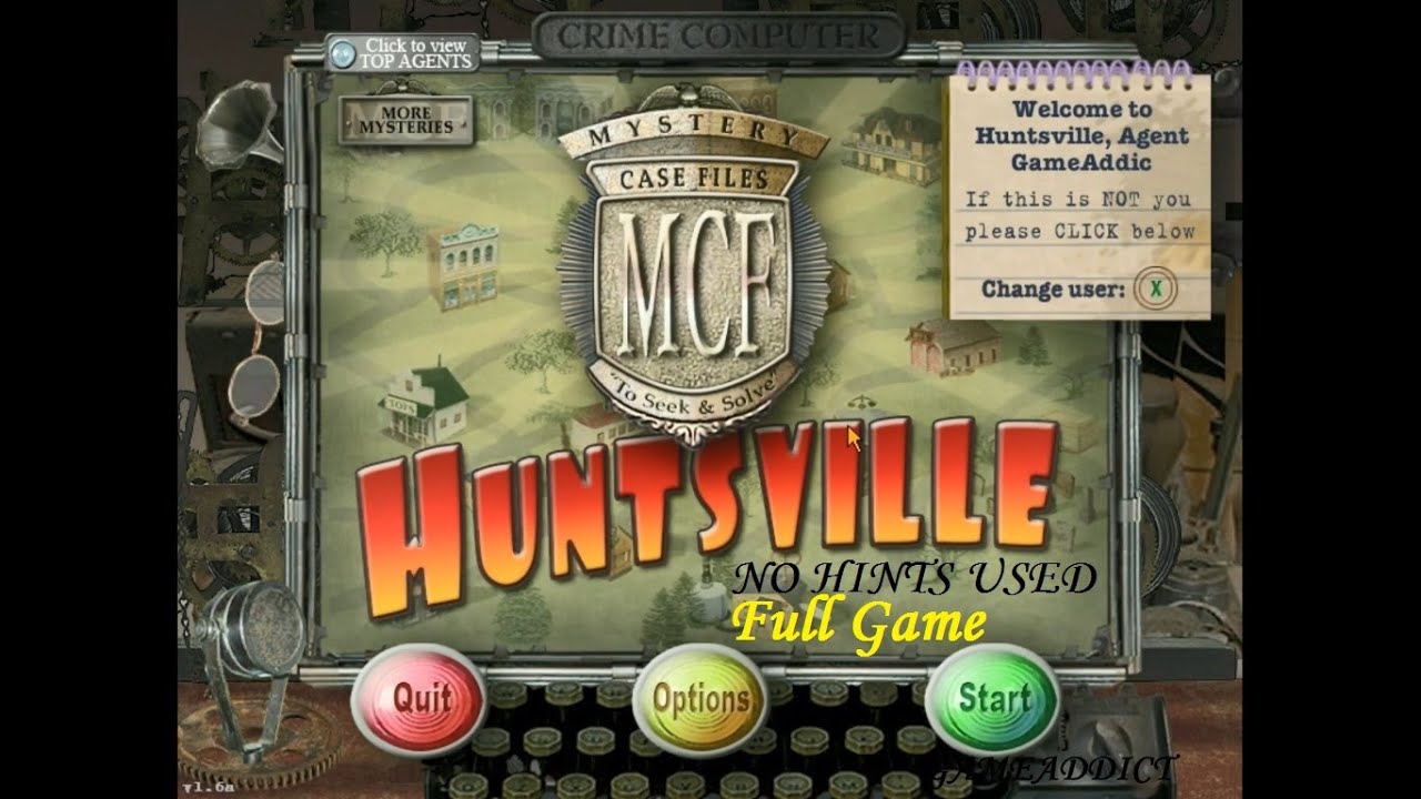 MYSTERY CASE FILES HUNTSVILLE (No Hints Used) : FULL GAME, SPEEDRUN, WALKTHROUGH
