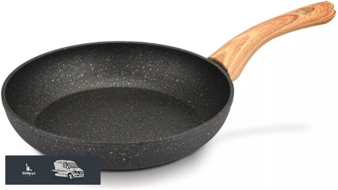 Frying Pan with Black Cosmic Non Stick Coating Aluminium Gas Induction Cooker (Color