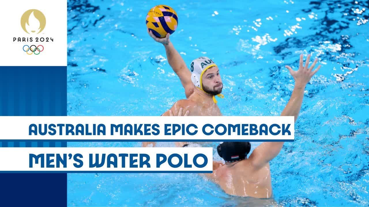Australia 🇦🇺 Makes Epic Comeback Men&rsquo;s Water Polo 🤽 | Paris 2024 Highlights