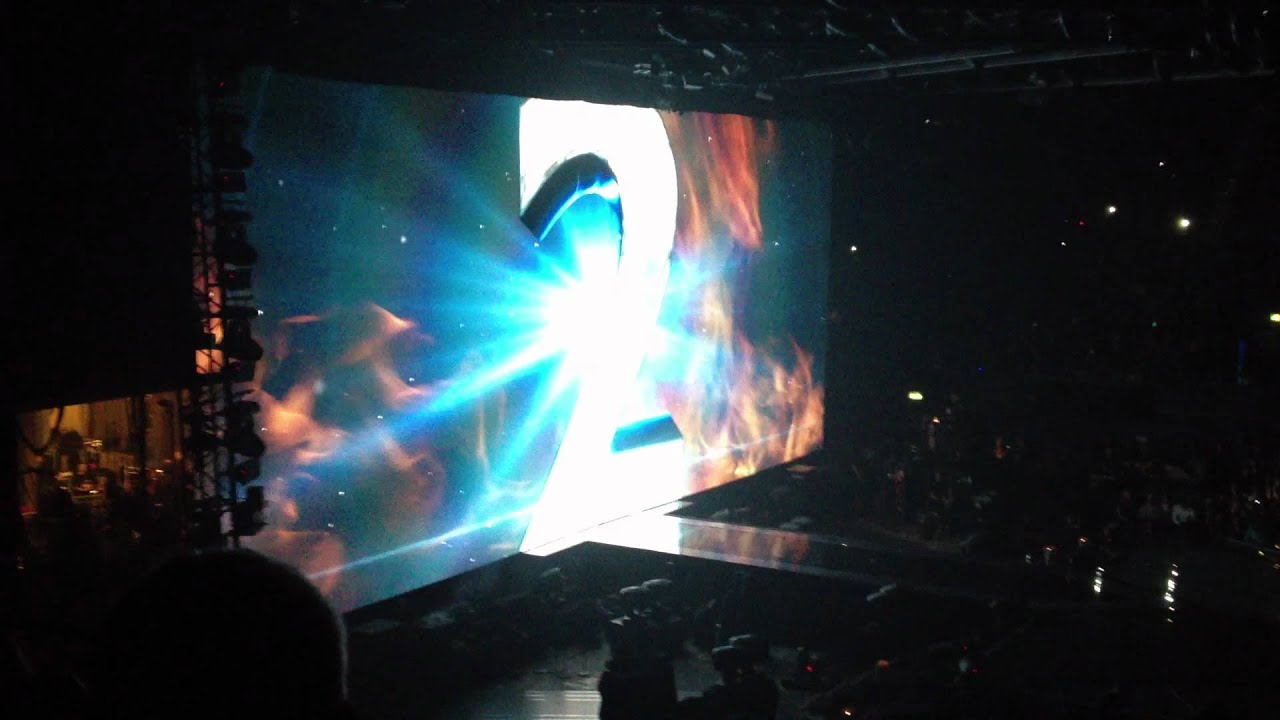 X Factor Live Final 2011 Opening Credits from Arena Side