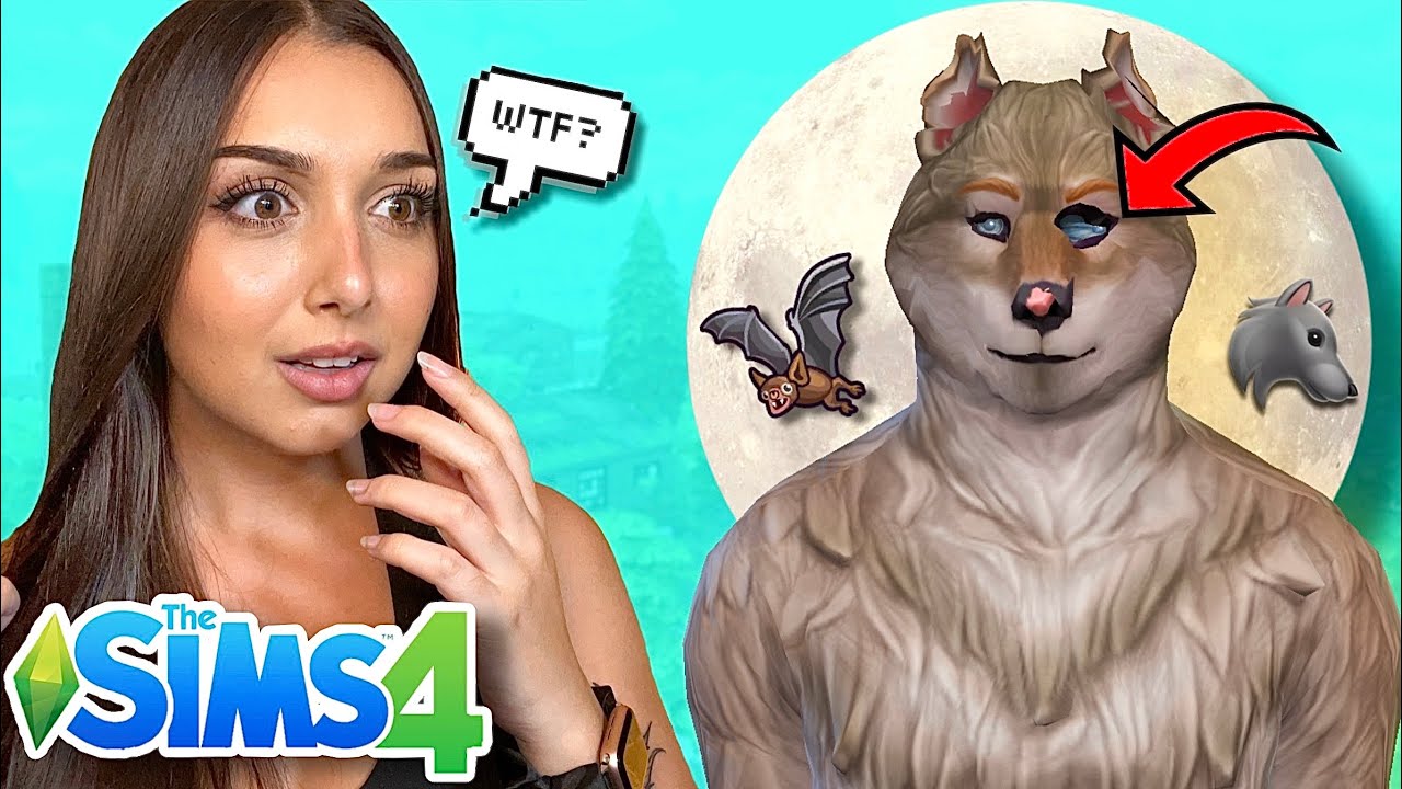 J’ai mélangé un loup-garou avec un vampire dans les sims 4 (J’ai cassé le jeu…)