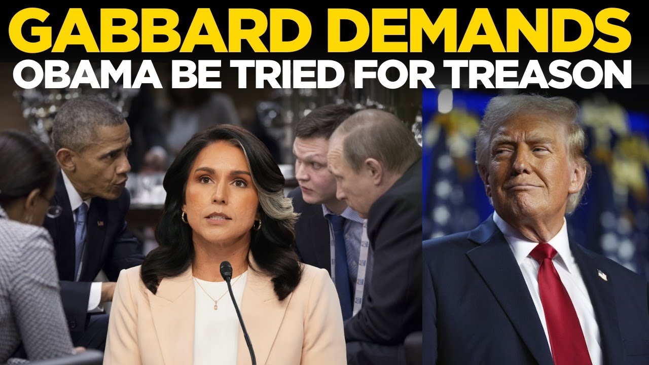 US NEWS LIVE | Tulsi Gabbard Calls For Obama To Be Tried For Treason Over Alleged Surveillance Plot
