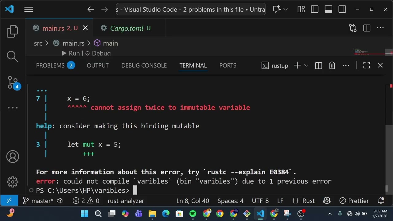 Rust Immutability Explained as a Design Choice (Not Just Syntax)