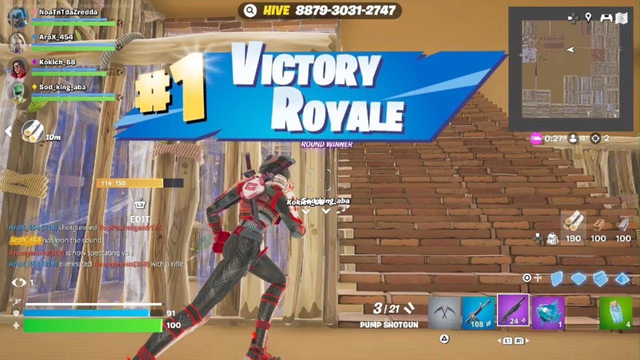 Fortnite 4v4 box PvP part 6