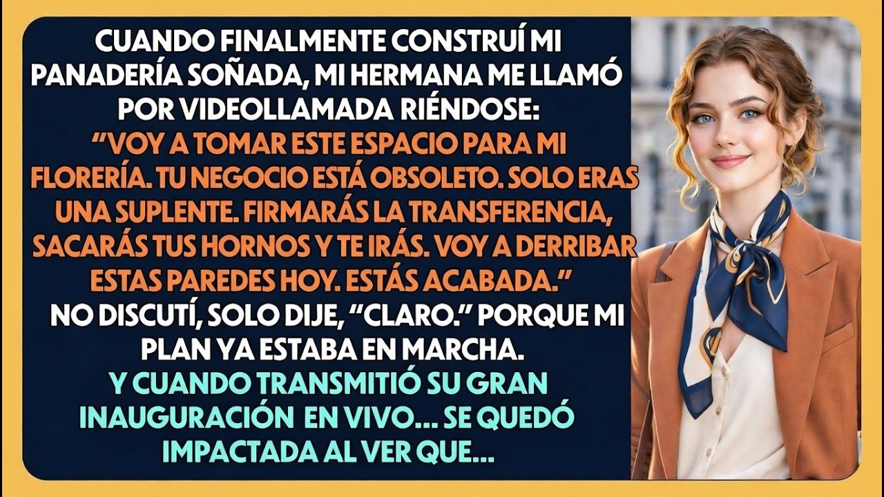 Mi Hermana Destrozó Mi Panadería De Ensueño—Luego Dijo: ‘La Estoy Tomando Para Mis Flores.’AsíQue Yo