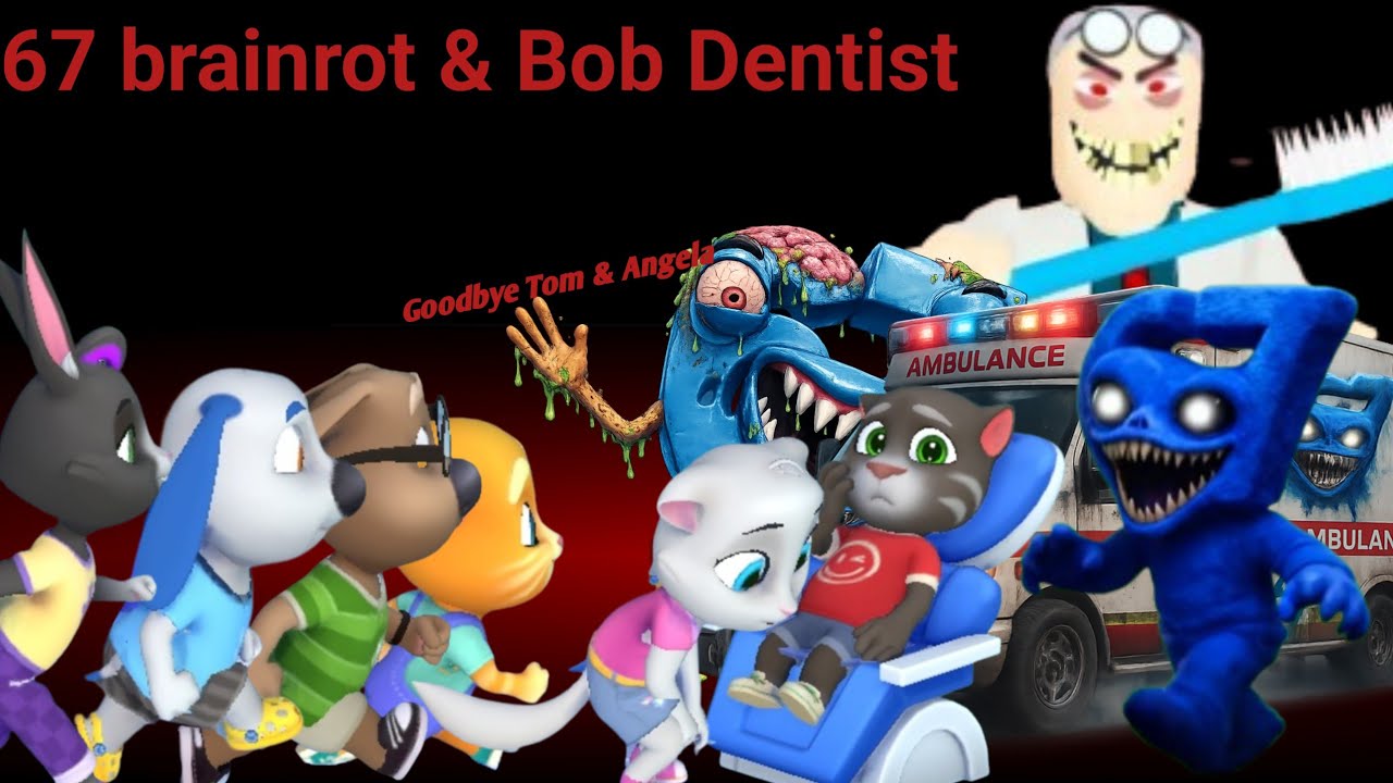 Goodbye Tom & Angela?😭Trapped in 67 Brainrot's Scary Ambulance! 🚑Bob Dentist Tom Friends 2 x Roblox 
