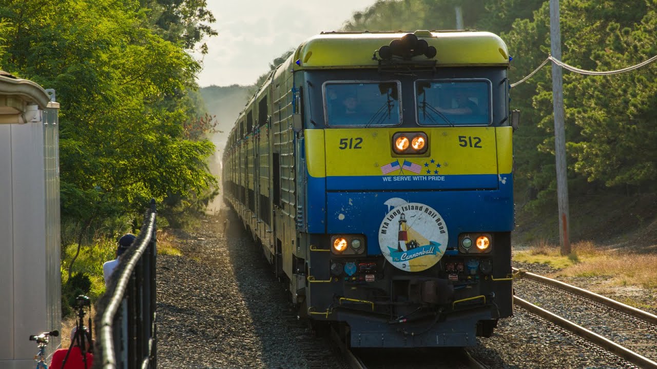 HD/60p: LIRR's Labor Day Cannonball Express at Westhampton and a few other Montauk Trains