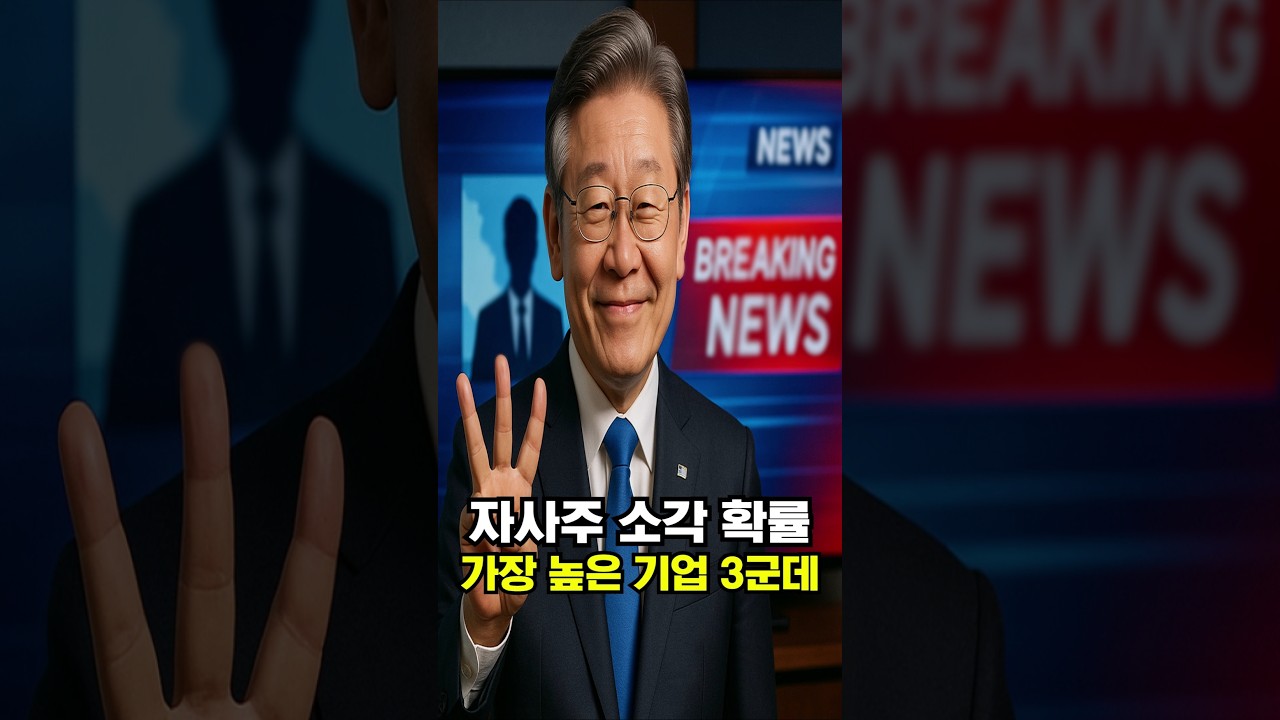 자사주 소각 확률 가장 높은 기업 3군데