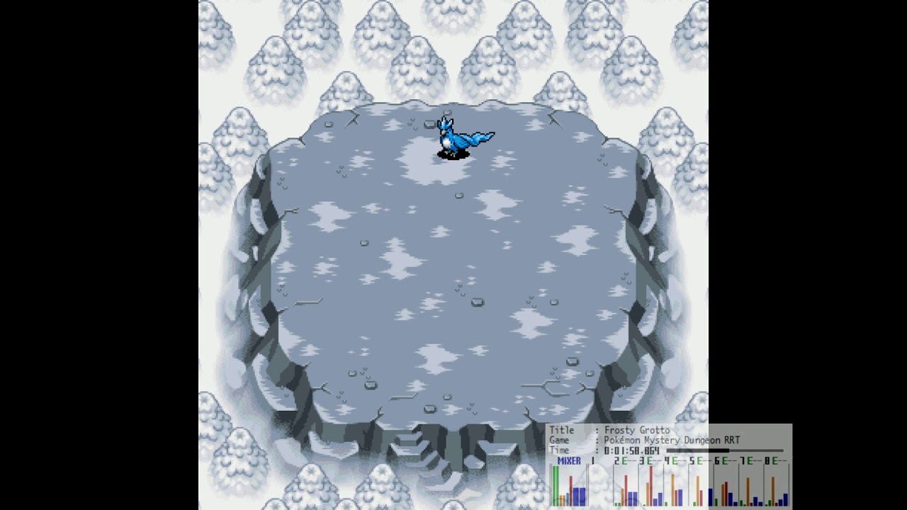 Pok&eacute;mon Mystery Dungeon: Red & Blue Rescue Team - Frosty Grotto [SPC700]