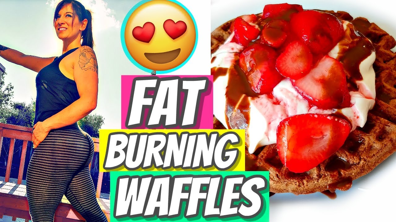 ANABOLIC HOT FUDGE SUNDAE WAFFLES (300 Calorie Fat Burning Breakfast)
