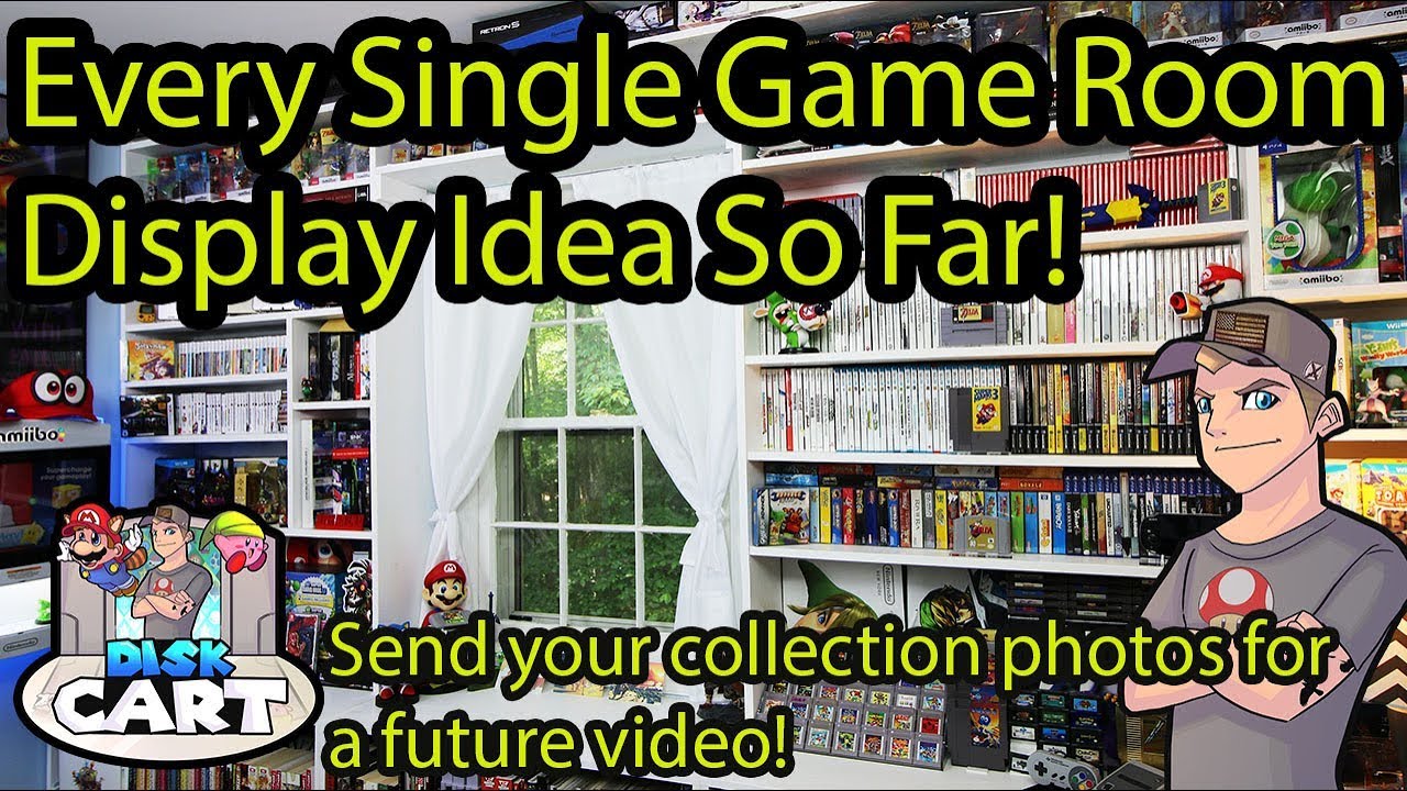 ALL Game Room Display Ideas ! And send in your game room or game collection photos!