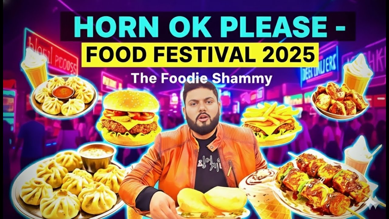 HORN OK PLEASE 2025: Delhi's Ultimate Food Festival! 🍔 Full Tour, Best Stalls & Price Review!#viral