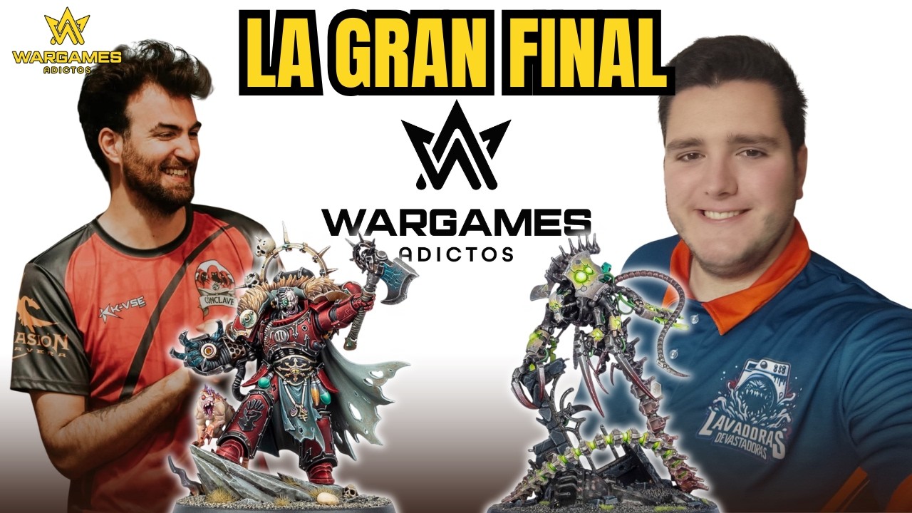 Gran Final de la Liga Wargames Adictos!! Chaos Marines VS Necrons. WARHAMMER 40K