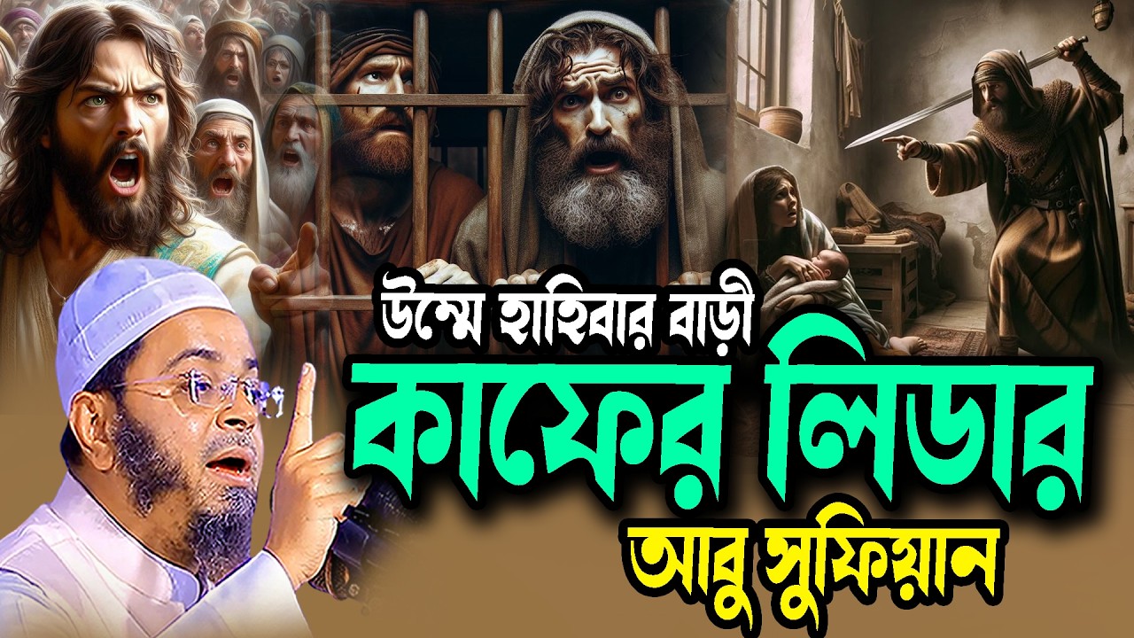 উম্মে হাহিবার বাড়ী কাফের লিডার আবু সুফিয়ান নাসির উদ্দিন আনসারী ওয়াজ  Nasir Uddin Ansari Waz New 2026