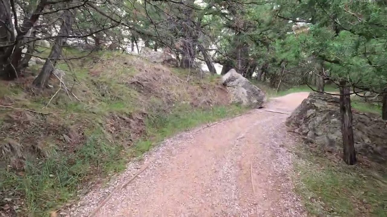 [4k] Прогулка по тропе Клифф-Шельф - Национальный парк Бэдлендс - Южная Дакота, США