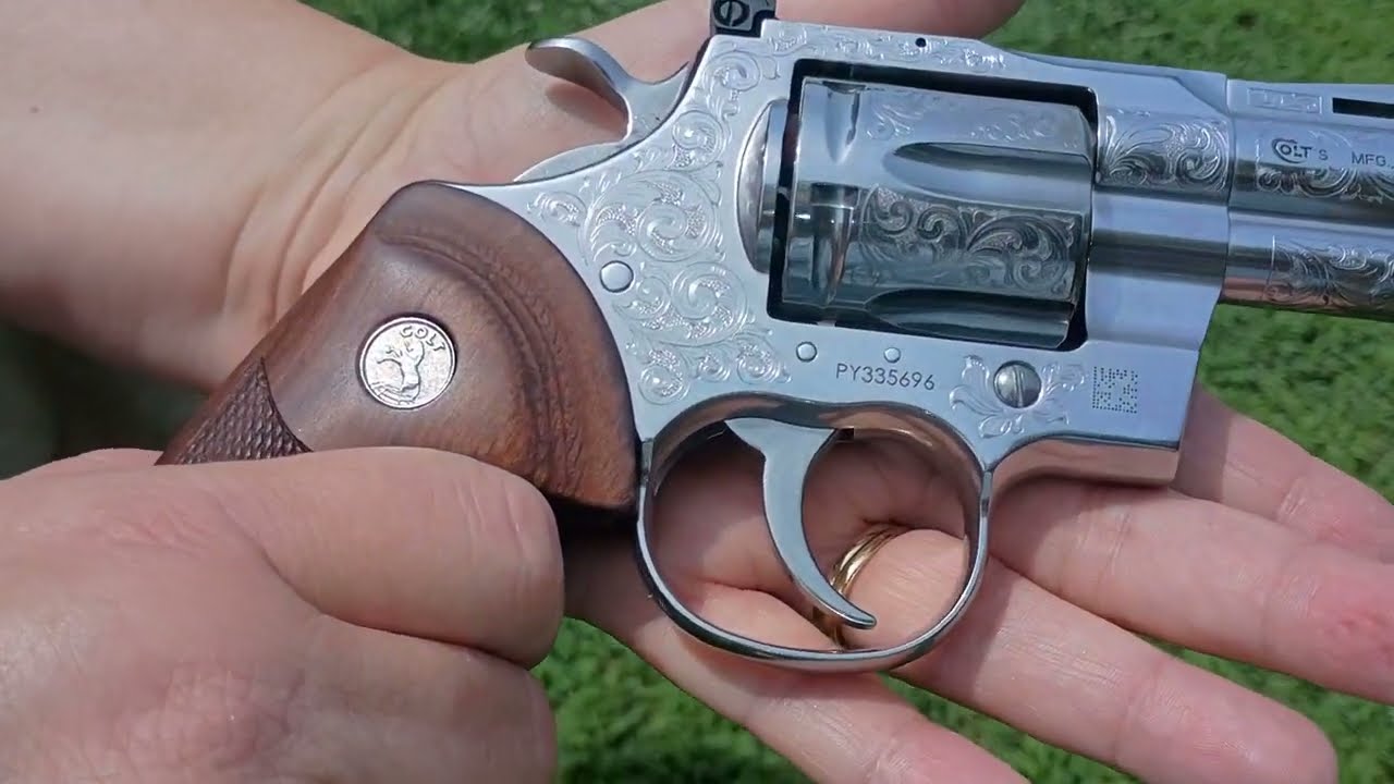 Colt Python 3 inch Barrel 357 Magnum Davidson Engraved Edition