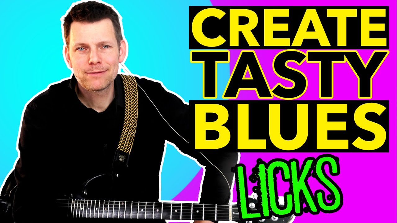 Improvisation: Create beautiful harmonic blues licks with 6th intervals (Guitar Tutorial)