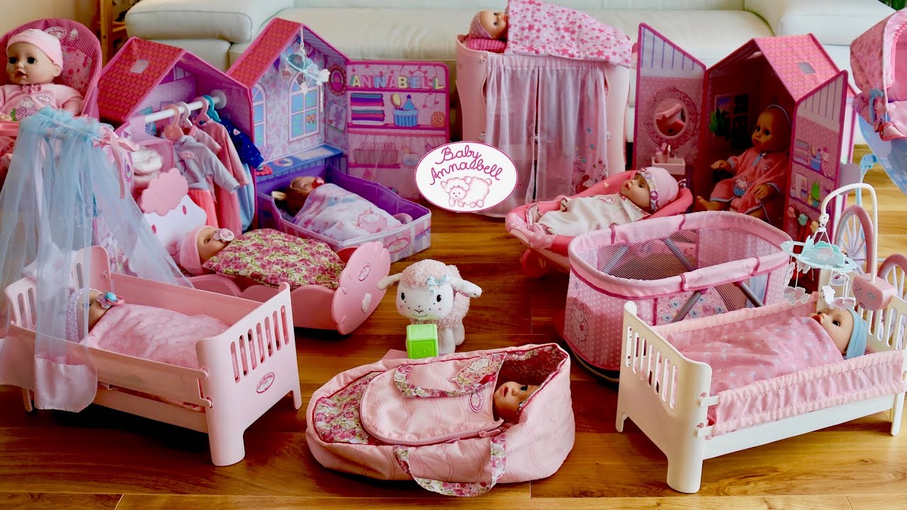 Baby Annabell MEGA Nursery Tour | 10 Dolls, 10 Nursery Toys ,Cozy Bedtime & Nursery Rhymes