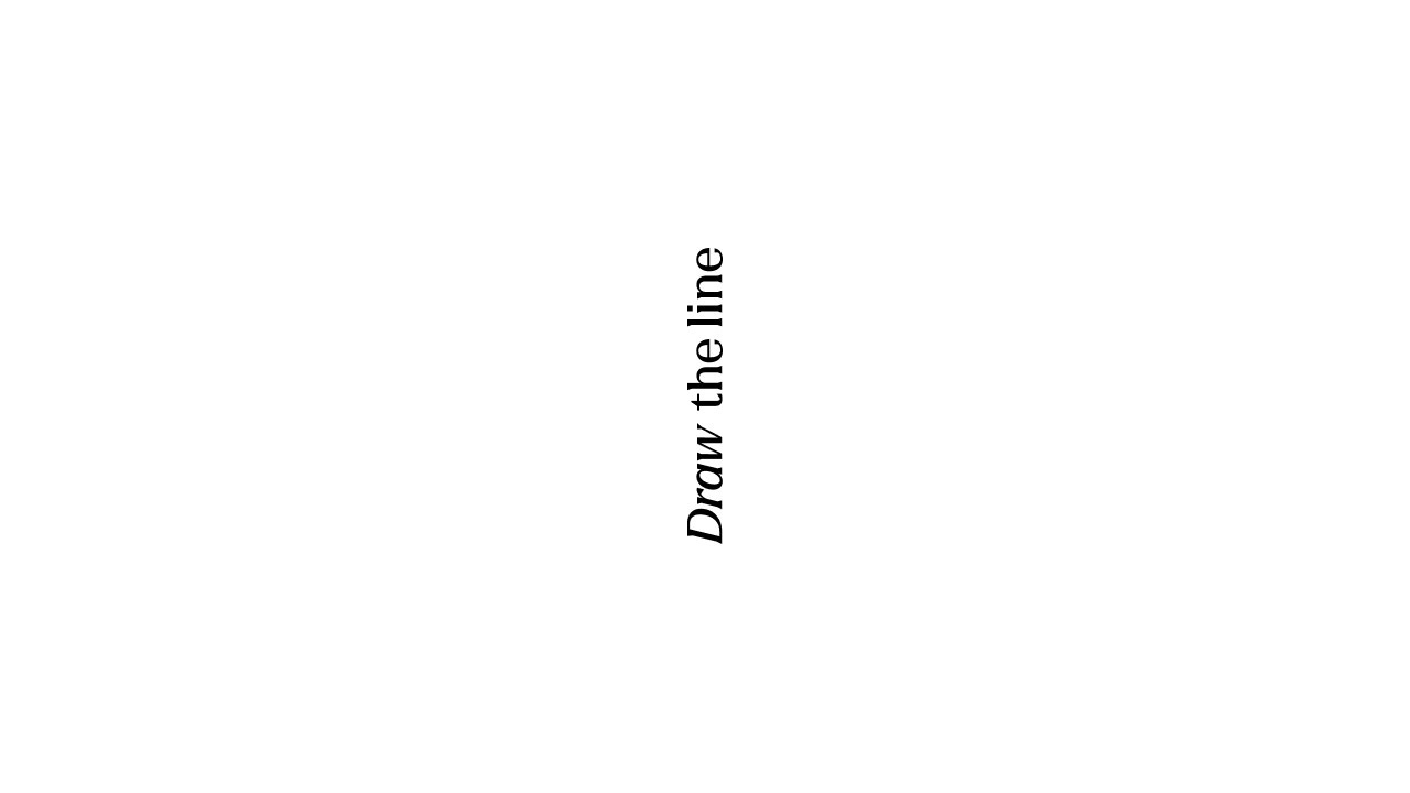DRAW THE LINE | ORBEA
