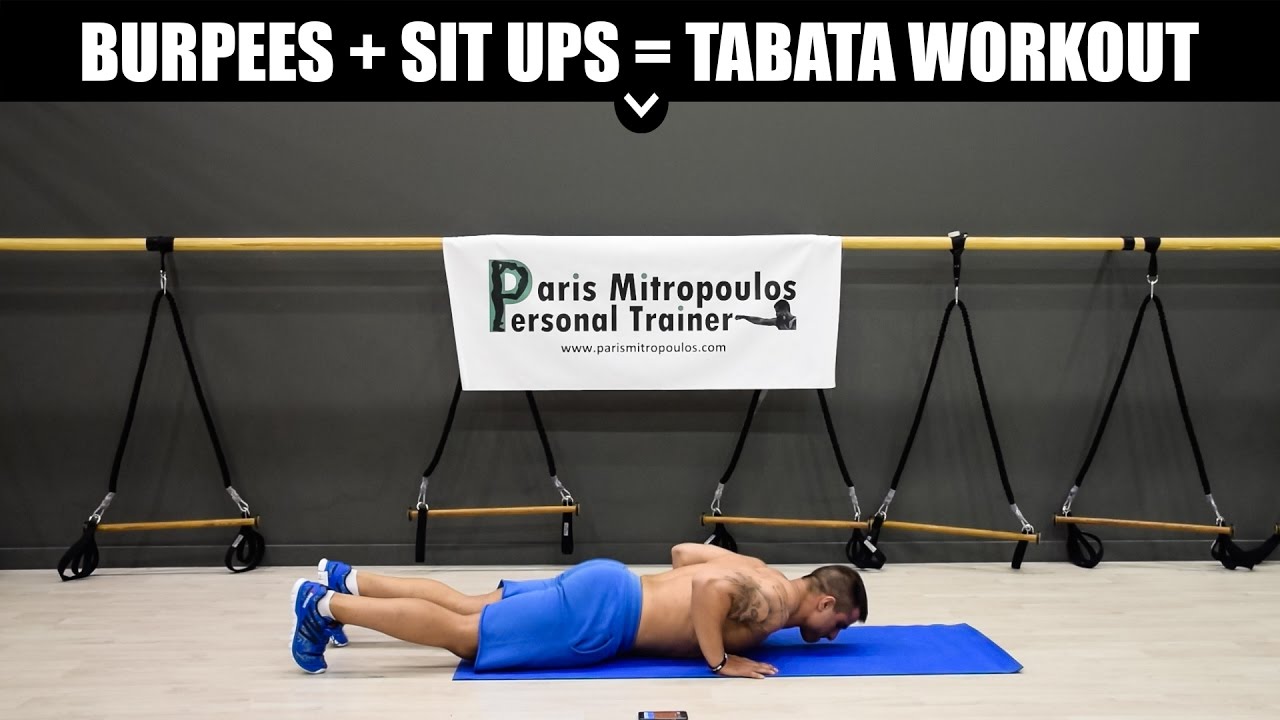 Κάψε Λίπος Σε 4 Λεπτά Κάνοντας Burpees Και Sit Ups Με Την Μέθοδο Tabata