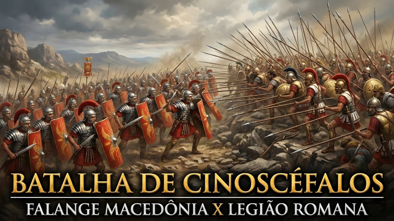 O DIA Que Legião Romana DESTRUIU a Falange Macedônia! (197 a.C.)