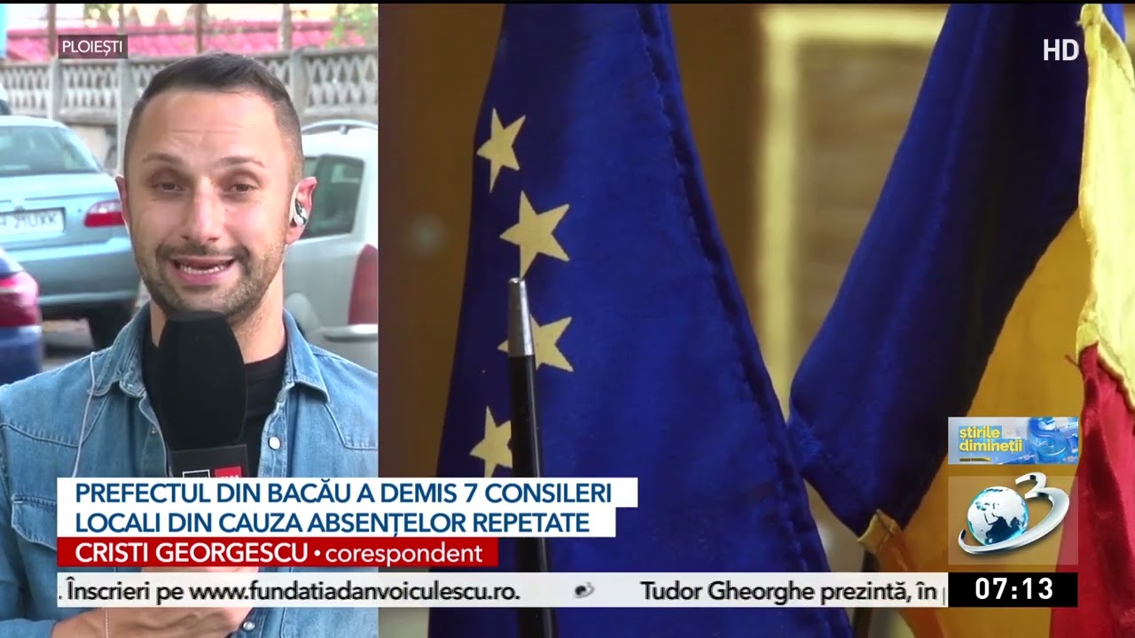Prefectul din Bacău a demis şapte cosilieri locali din Cleja din cauza absenţelor