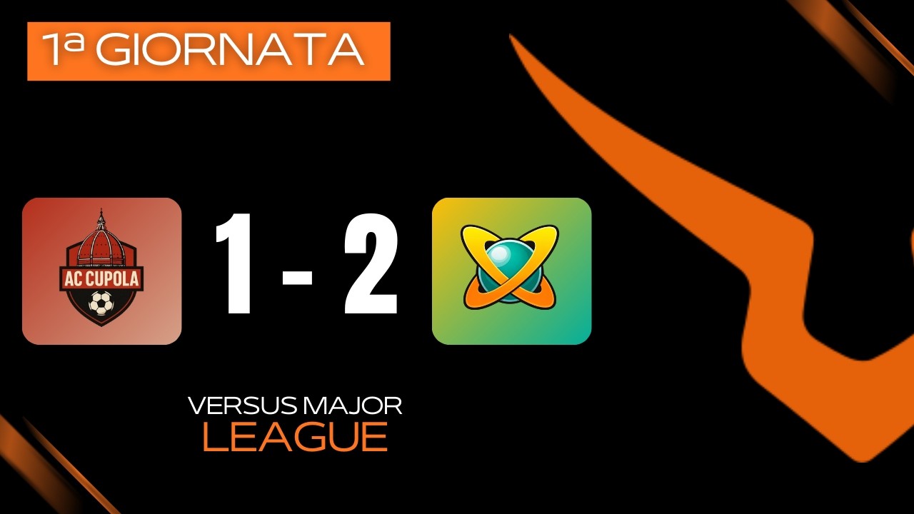 🏟 AC CUPOLA VS ALIUS ACADEMY 1-2 | VERSUS MAJOR LEAGUE | 1ª GIORNATA | GIRONE B