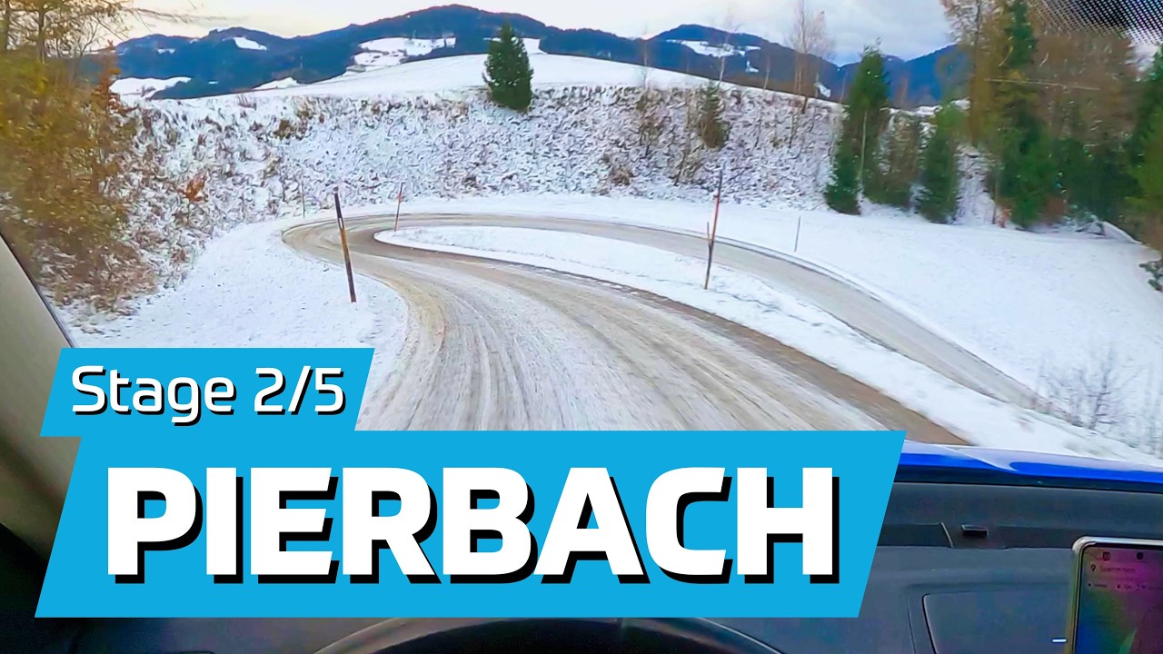 JÄNNERRALLYE 2025: Stage 2/5 Pierbach | POV Recce